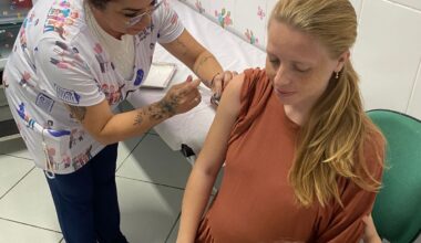 Saúde de Biguaçu inicia vacinação de gestantes contra a bronquiolite