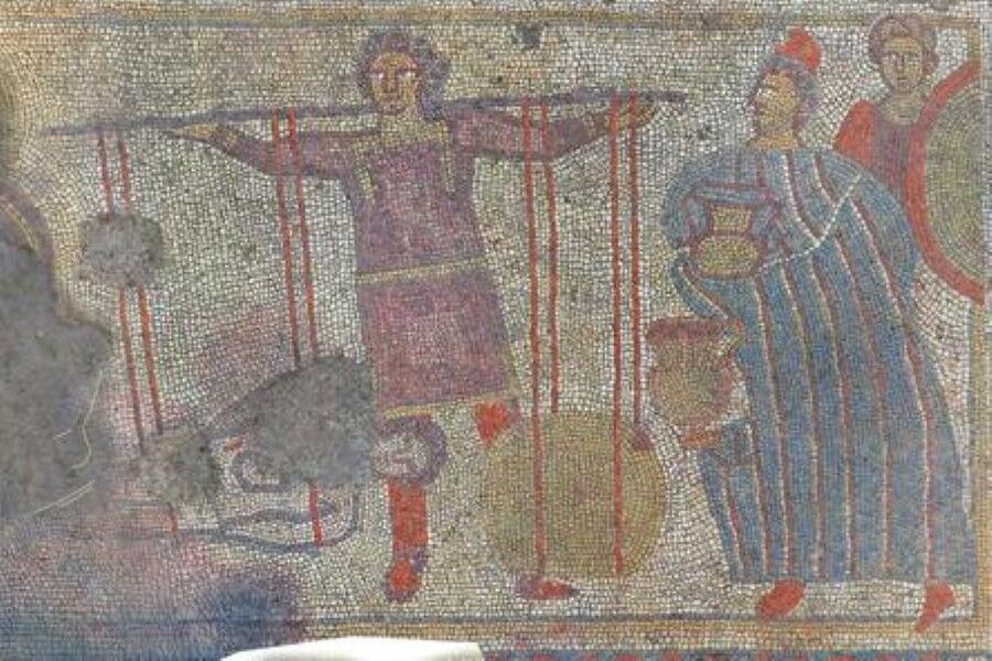 Mosaico da era romana incrivelmente preservado desmente o que Homero andou a espalhar