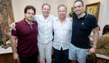 Edson e Ítala Ventura recebem familiares e amigos em jantar de Natal em seu apartamento na Beira-Mar - Portal IN - Pompeu Vasconcelos