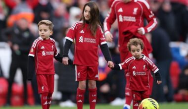 Emoção em Anfield. Filhos de Diogo Jota entraram em campo