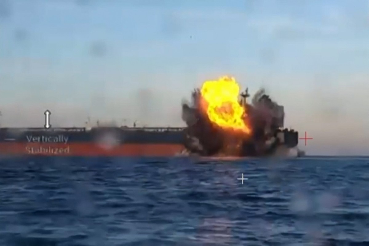 Ataque com drones navais paralisa grande terminal de petróleo russo