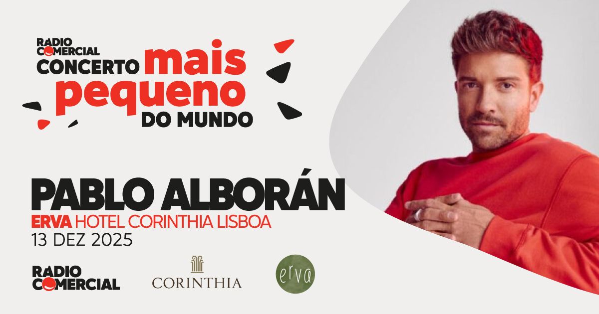 Pablo Alborán dá Concerto mais Pequeno do Mundo