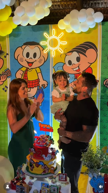 Rafael Cardoso com a filha caçula, Helena - Foto: Reprodução / Instagram @rafaelcardoso9