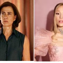 Ao encontrar Fernanda Torres no Festival de Santa Barbara, na Califórnia, Ariana Grande não poupou a colega de elogios: ""Você é brilhante, eu te amo muito. É uma honra!"