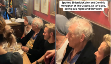 atores participam de noite de jogos em bar em Londres; veja