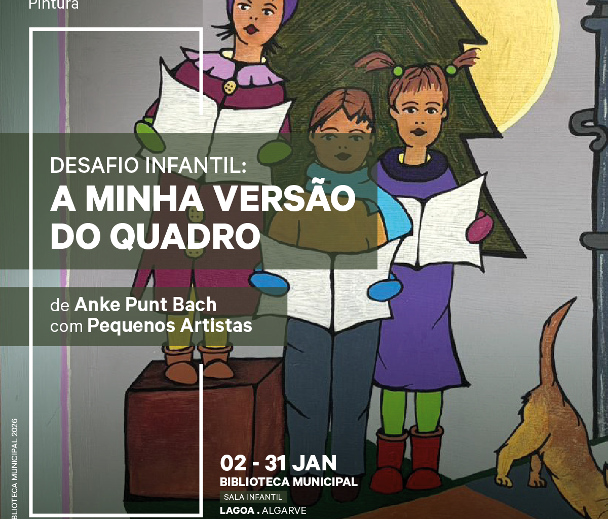 Biblioteca de Lagoa convida crianças a pintar e imaginar