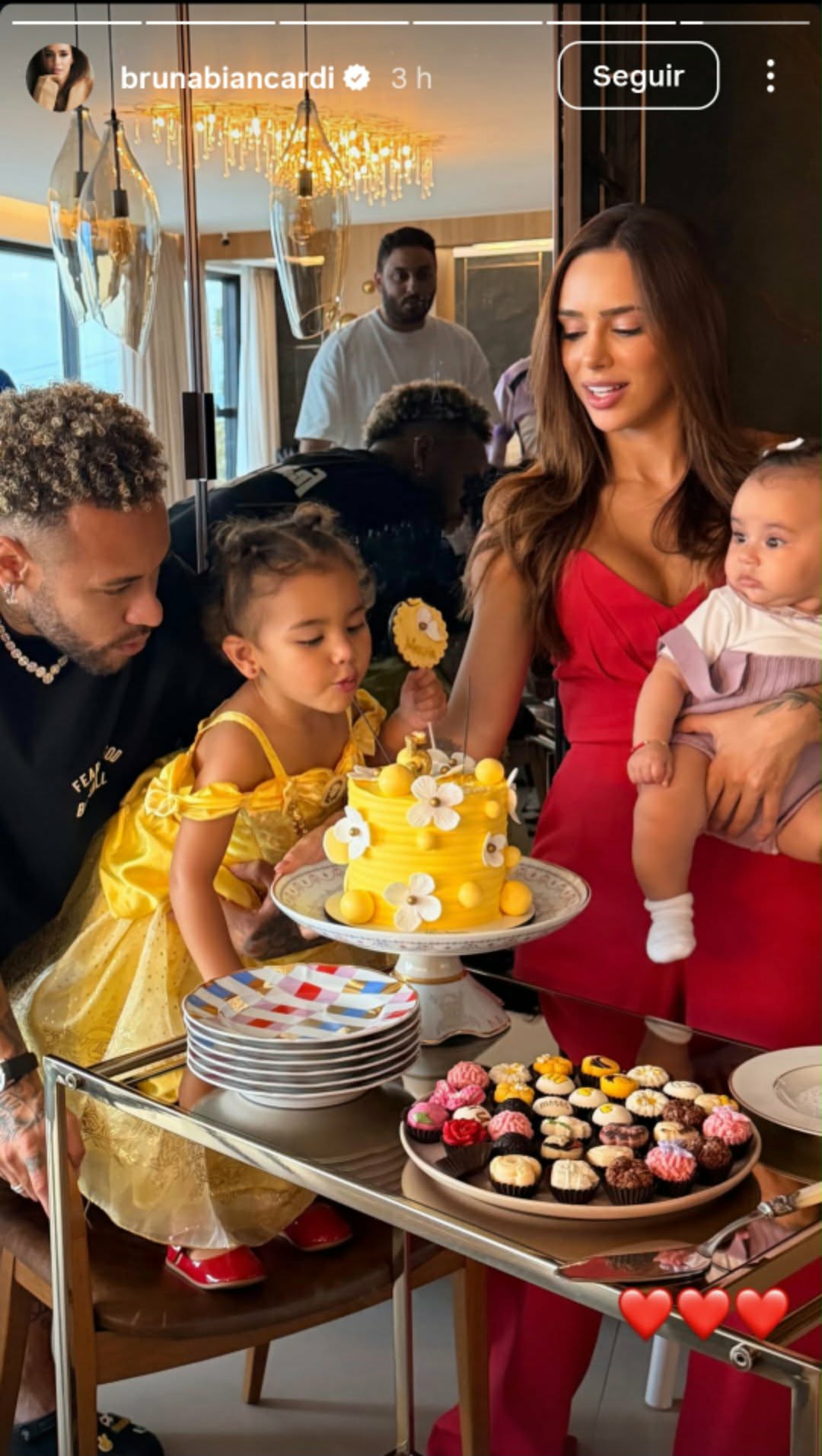 Bruna Biancardi mostra mesversário de Mel