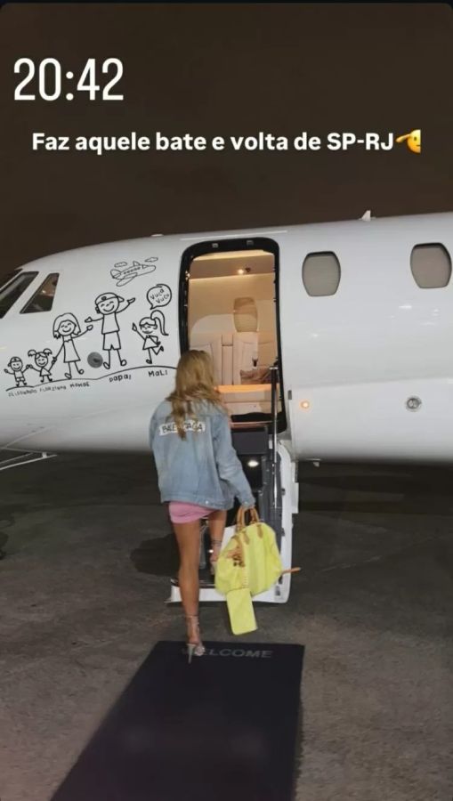 Virginia faz bate-volta de jatinho para aniversário do irmão de Vini - MidiaNews