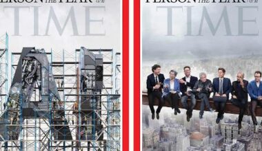 Capa da revista Time que elege a personalidade do ano de 2025