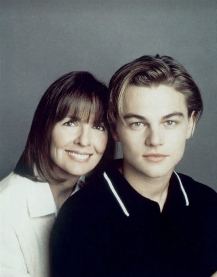 Diane Keaton e Leonardo DiCaprio — Foto: Reprodução/Instagram