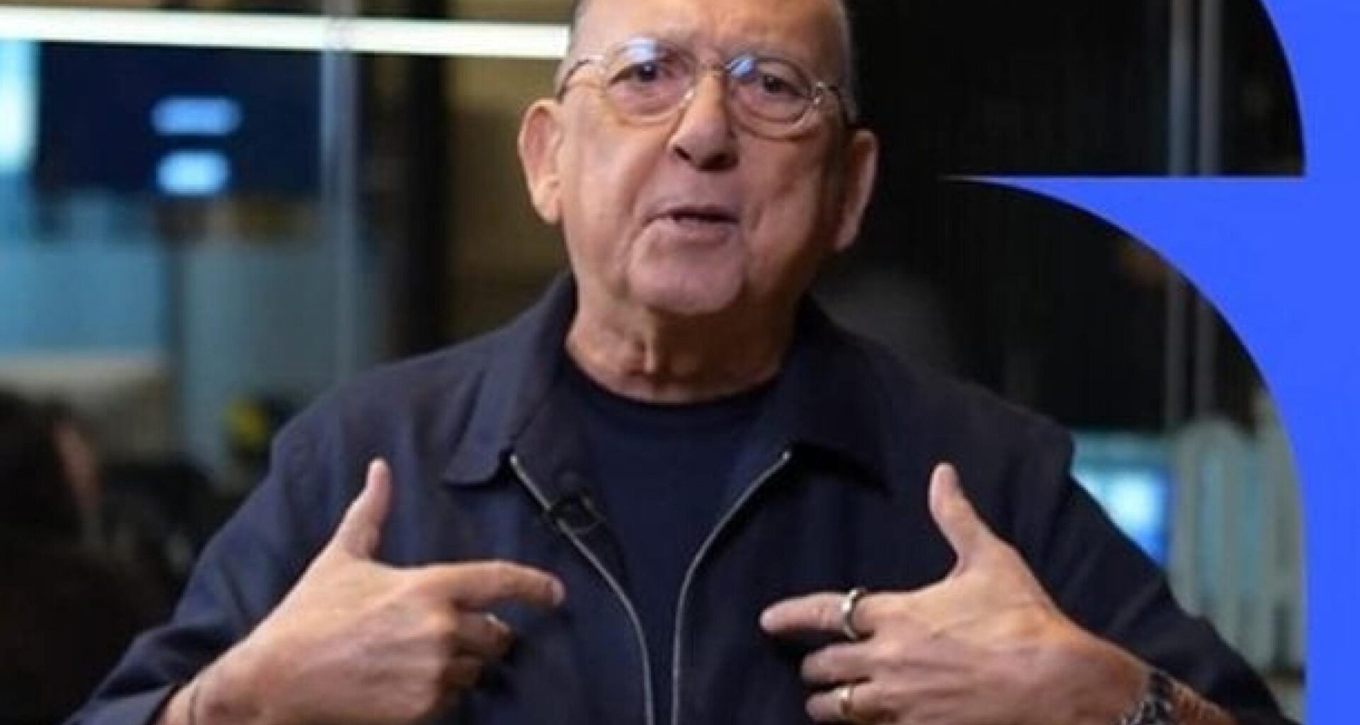 Galvão recebe alta de hospital neste sábado -  (crédito: Foto: Reprodução / SBT)