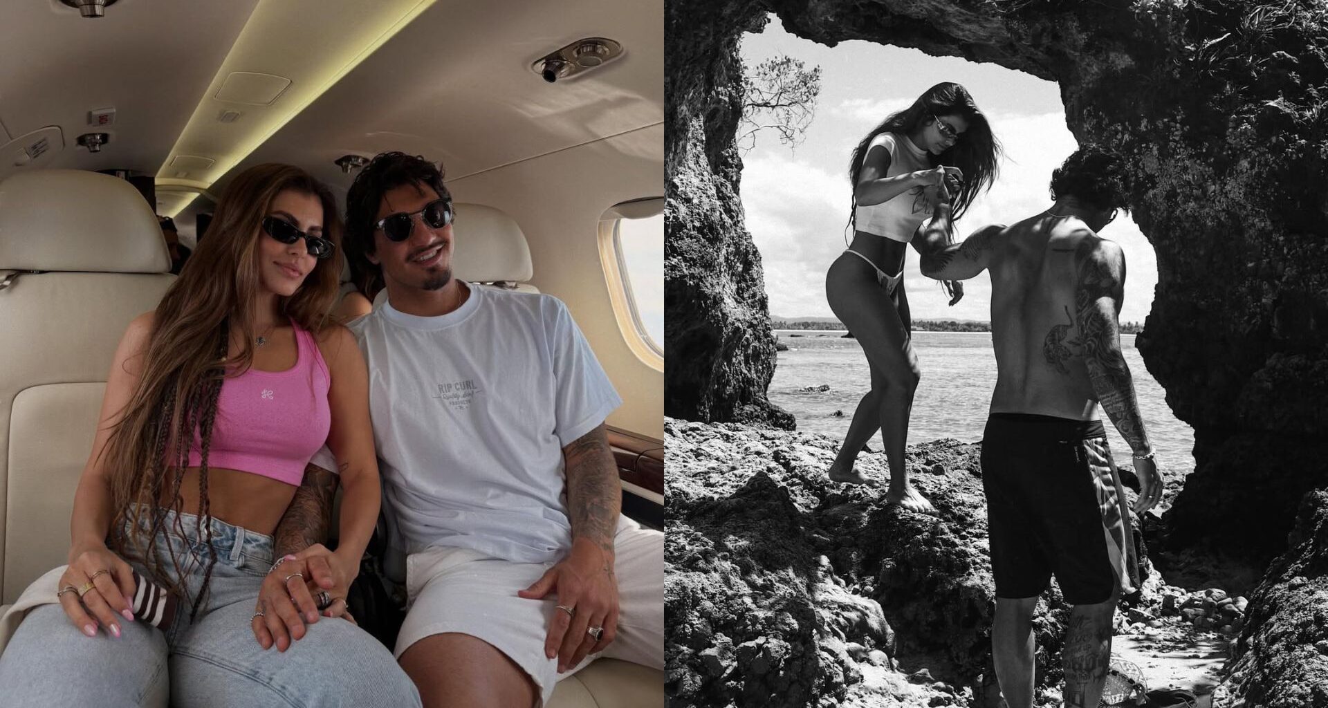Gabriel Medina e Isabella Arantes - Foto: Reprodução / Instagram