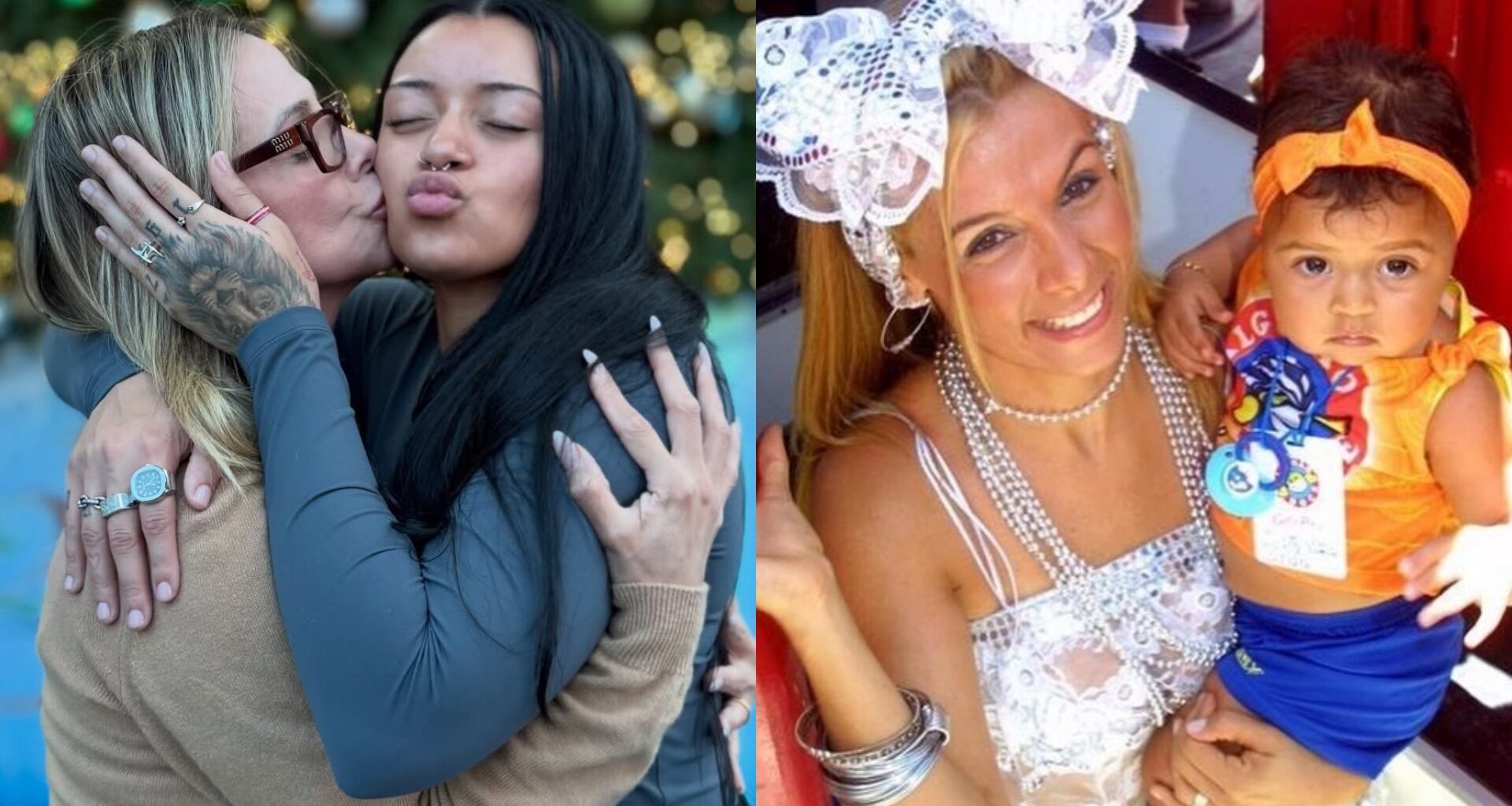 Carla Perez presta homenagem no aniversário da filha