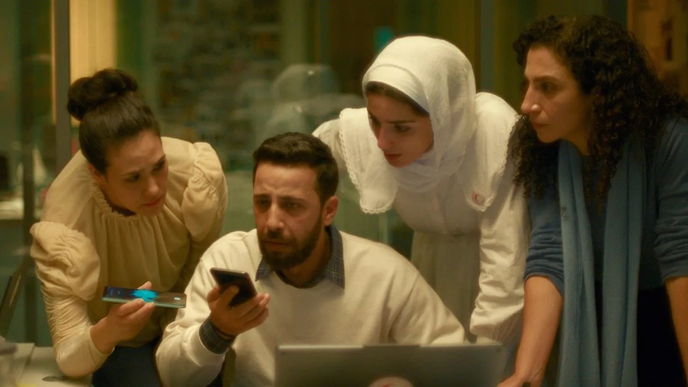 Cena de "The voice of Hind Rajab" — Foto: Divulgação