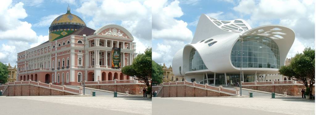 Como seriam esses 8 prédios se fossem projetados por Oscar Niemeyer?