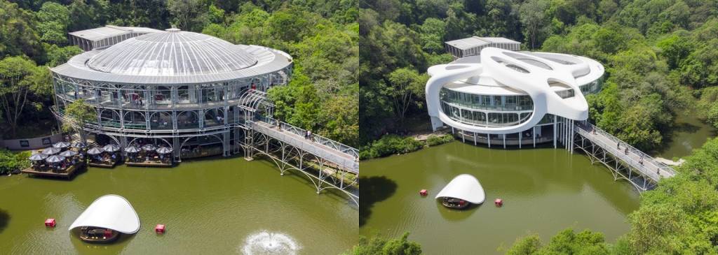 Como seriam esses 8 prédios se fossem projetados por Oscar Niemeyer?
