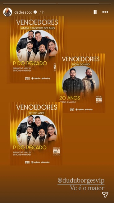 Stories de Deborah Secco no Instagram 