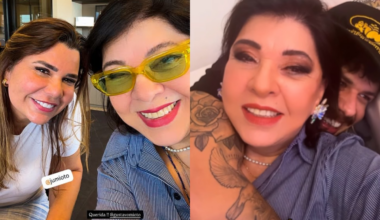 Roberta Miranda posa com mãe de Gustavo Miotto, após chamego com Zé Felipe - revistaquem.globo.com