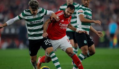 Benfica com meio-campo reforçado e Pote de volta ao onze do Sporting. Siga aqui o dérbi