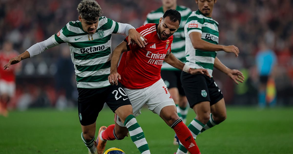 Benfica com meio-campo reforçado e Pote de volta ao onze do Sporting. Siga aqui o dérbi