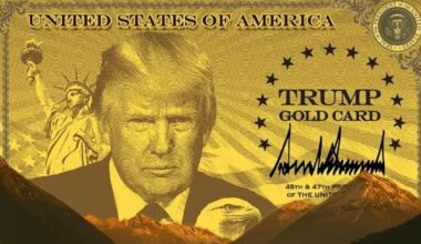 Trump lança "cartão dourado" de um milhão de dólares para conceder autorizações de residência nos EUA