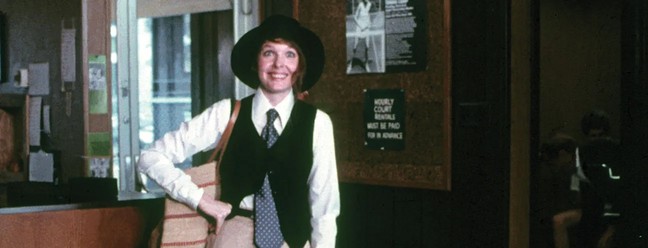 Diane Keaton em 'Noivo neurótico, noiva nervosa' — Foto: Reprodução