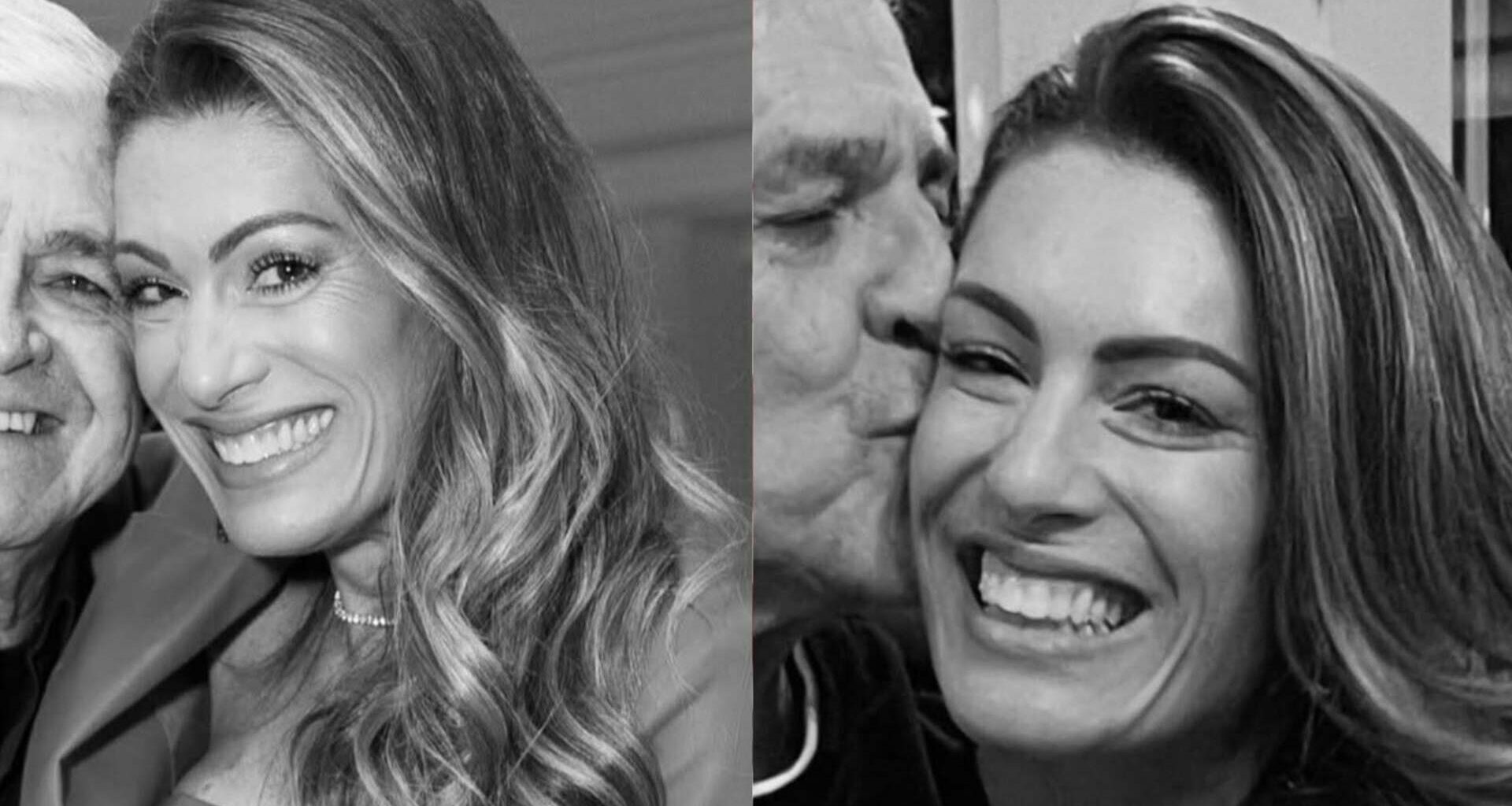 Elaine Mickely lamenta morte do pai