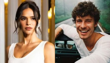Bruna Marquezine e Shawn Mendes chegam juntos a Maceió