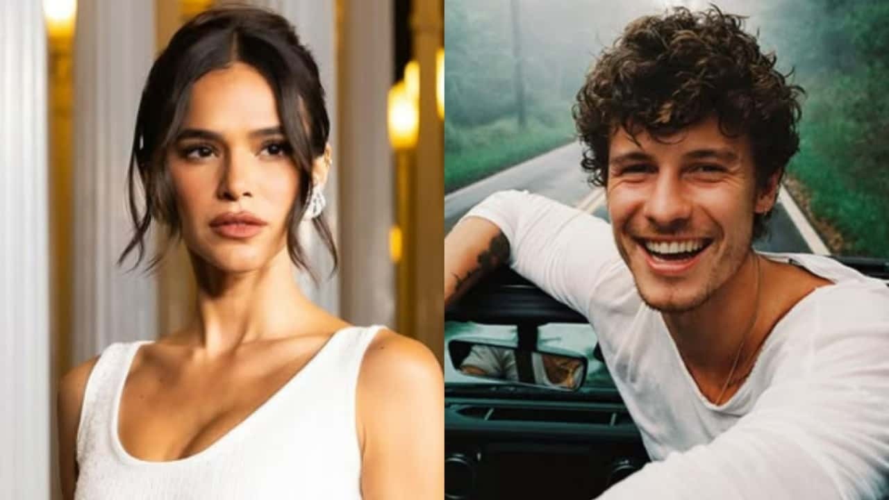 Bruna Marquezine e Shawn Mendes chegam juntos a Maceió
