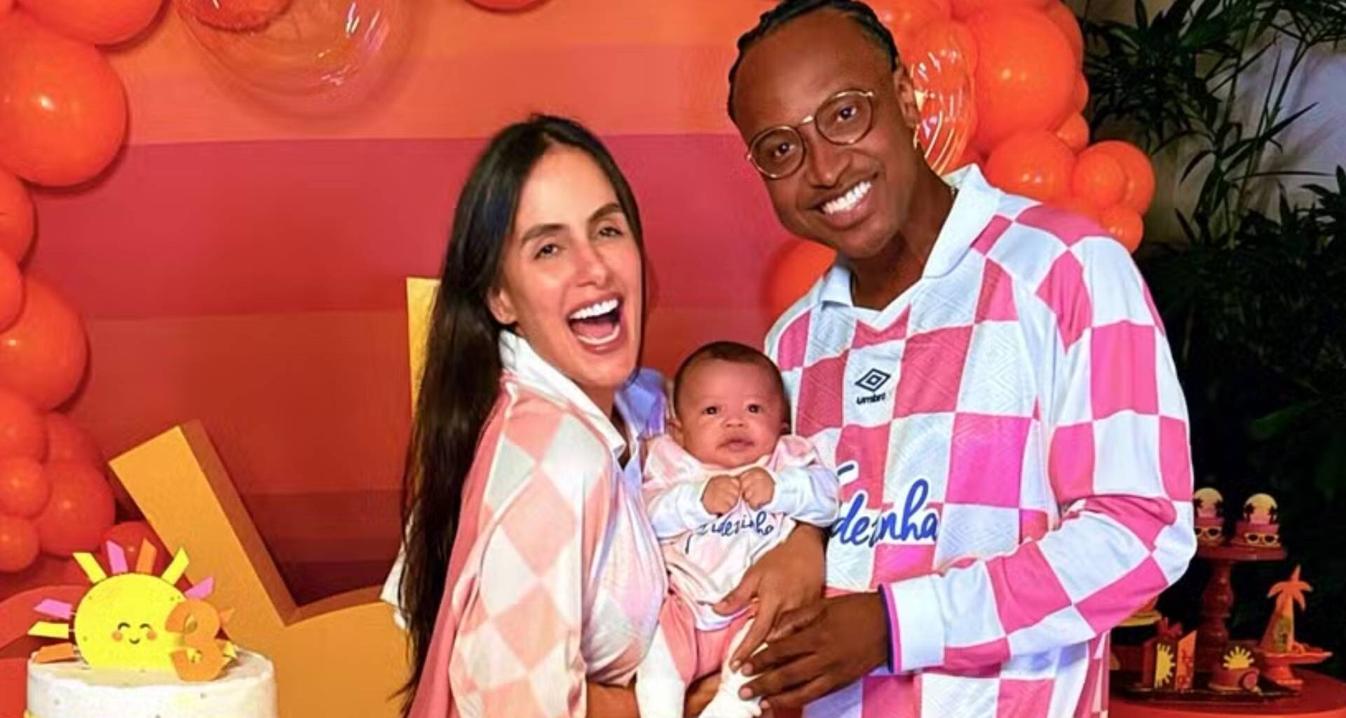 Thiaguinho celebra 3 meses do filho com tema Tardezinha