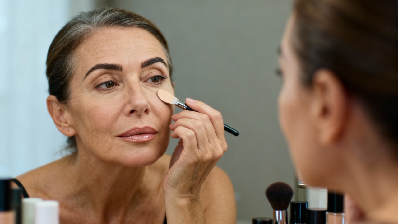 Use essas dicas de maquiagem para pele madura e pareça 10 anos mais jovem