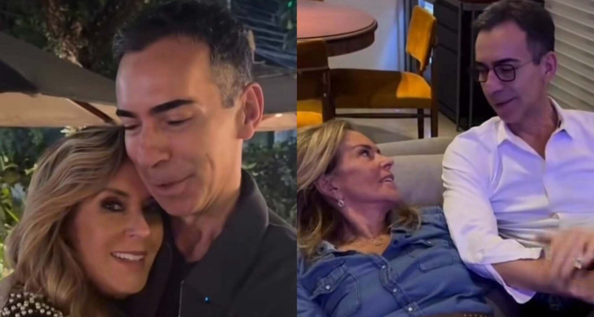 Helô Pinheiro celebra aniversário de César Tralli