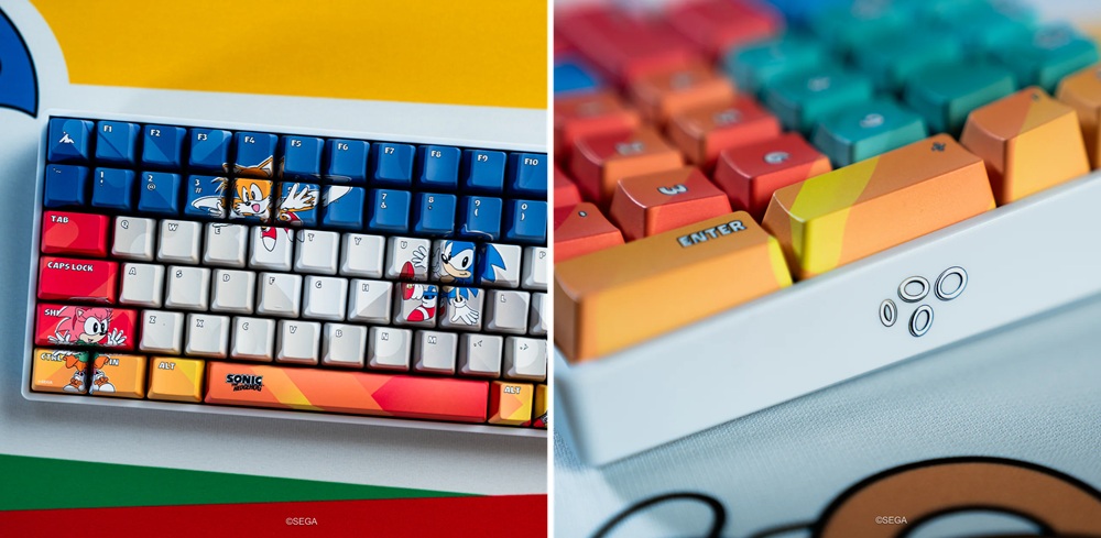 Detalhes do teclado Basecamp 96+