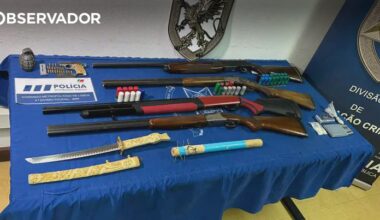 Lisboa. Três detidos e armas apreendidas em operação da PSP – Observador