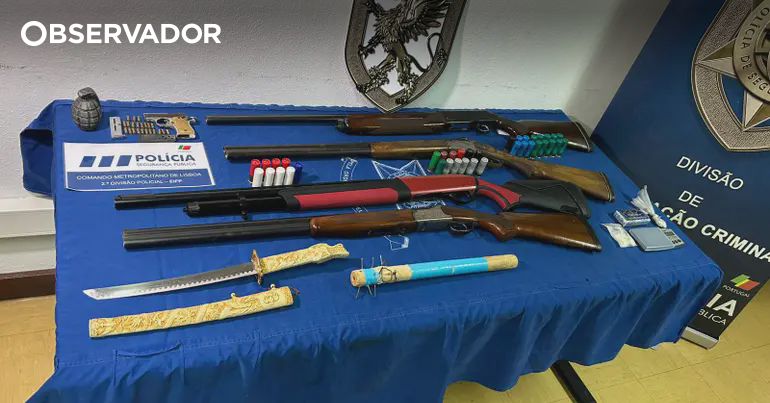 Lisboa. Três detidos e armas apreendidas em operação da PSP – Observador