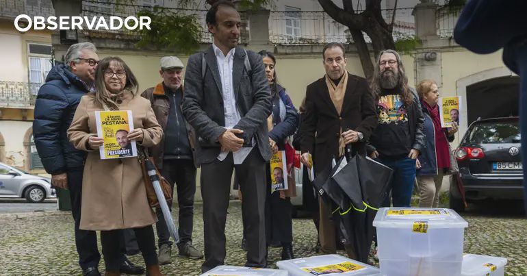 André Pestana formaliza candidatura com 8.000 assinaturas – Observador