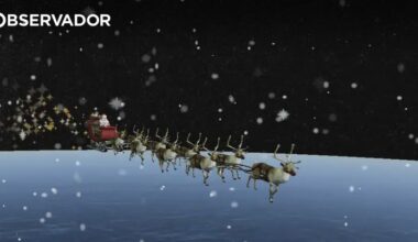 Onde anda o Pai Natal? Acompanhe a entrega de presentes – Observador