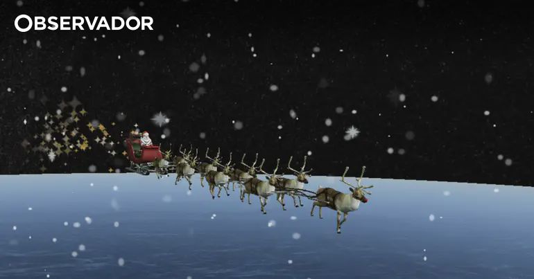 Onde anda o Pai Natal? Acompanhe a entrega de presentes – Observador