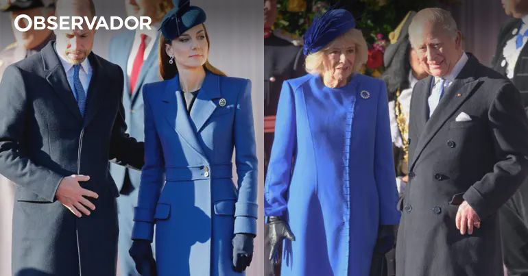 Kate e Camila combinam looks para receber Presidente alemão – Observador