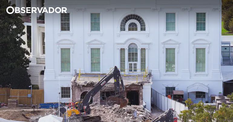 Trump processado por obras de salão de baile na Casa Branca – Observador