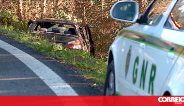 Jovem morre em despiste de carro em Águeda. Ia com amigos ver o nascer do sol ao Caramulo - Portugal