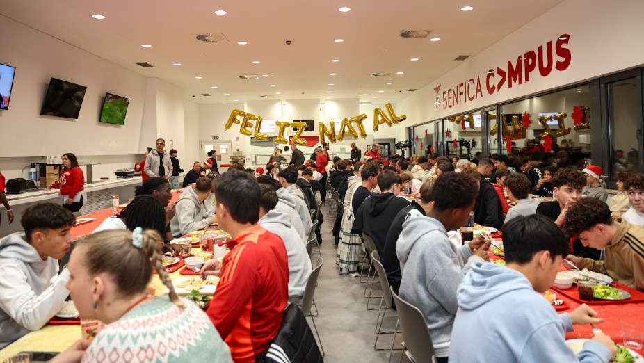 Jantar de Natal do Benfica Campus