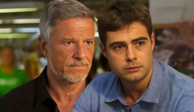 Marcello Novaes é Jaques e Rafael Vitti é Davi na novela Dona de Mim da Globo