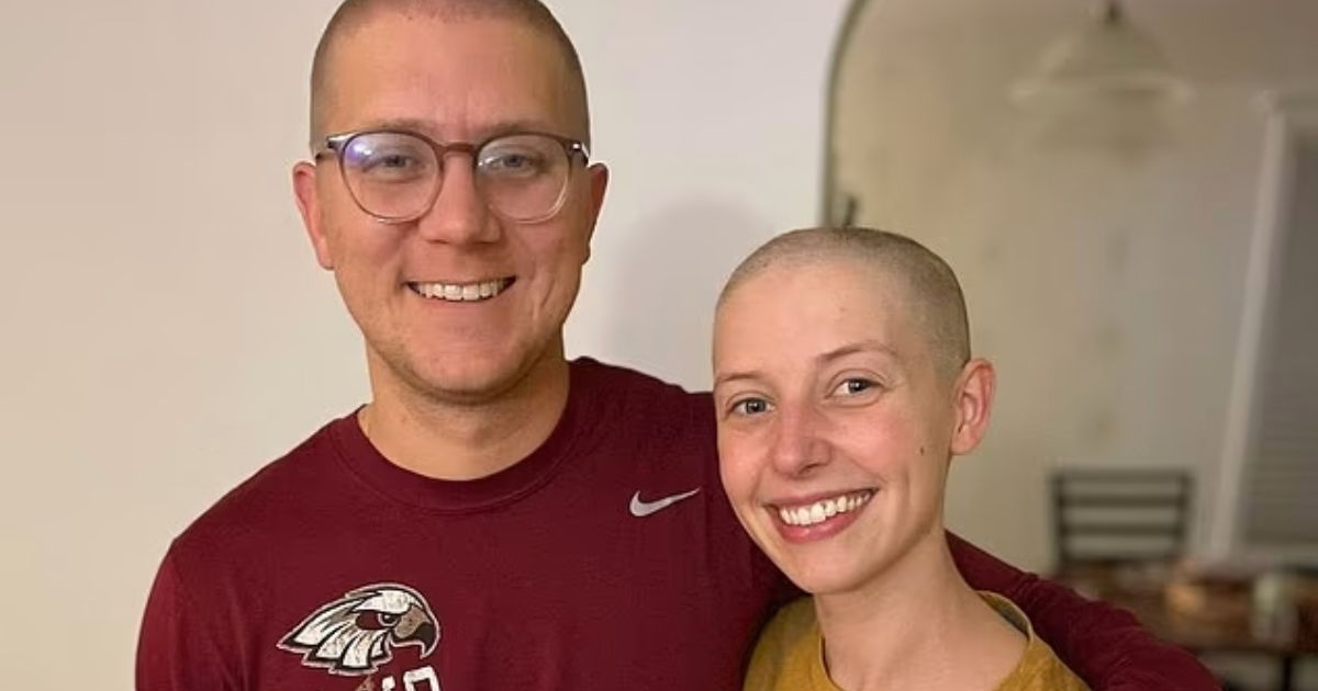 Kelsey Stoksted com o marido