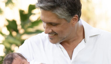 Leo Chaves apresenta o filho Vicente - Foto: Reprodução / Instagram