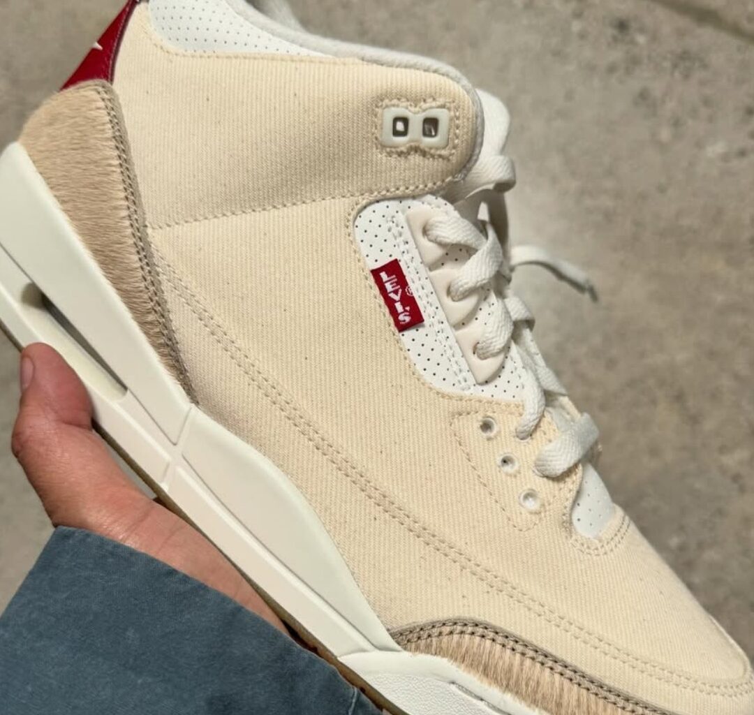 Levi’s x Air Jordan 3 'Sail' chega com vibe premium e toque street inconfundível