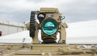 Imagem sistema Laser Iron Beam de Israel contra drones