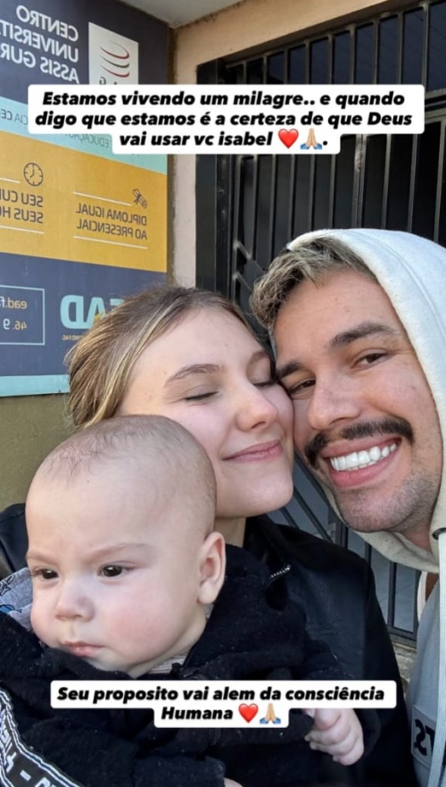 Lucas Borbas fala sobre quadro de saúde de Isabel Veloso 