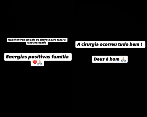 Lucas Borbas fala sobre quadro de saúde de Isabel Veloso