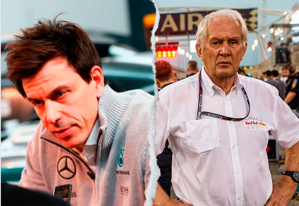 Toto Wolff ‘passa-se’ com Helmut Marko após acusação a Antonelli: “que falta de miolos…”